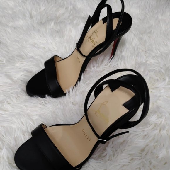 Christian Louboutin Loubigirl 100 Leather Sandal - Picture 4 of 6